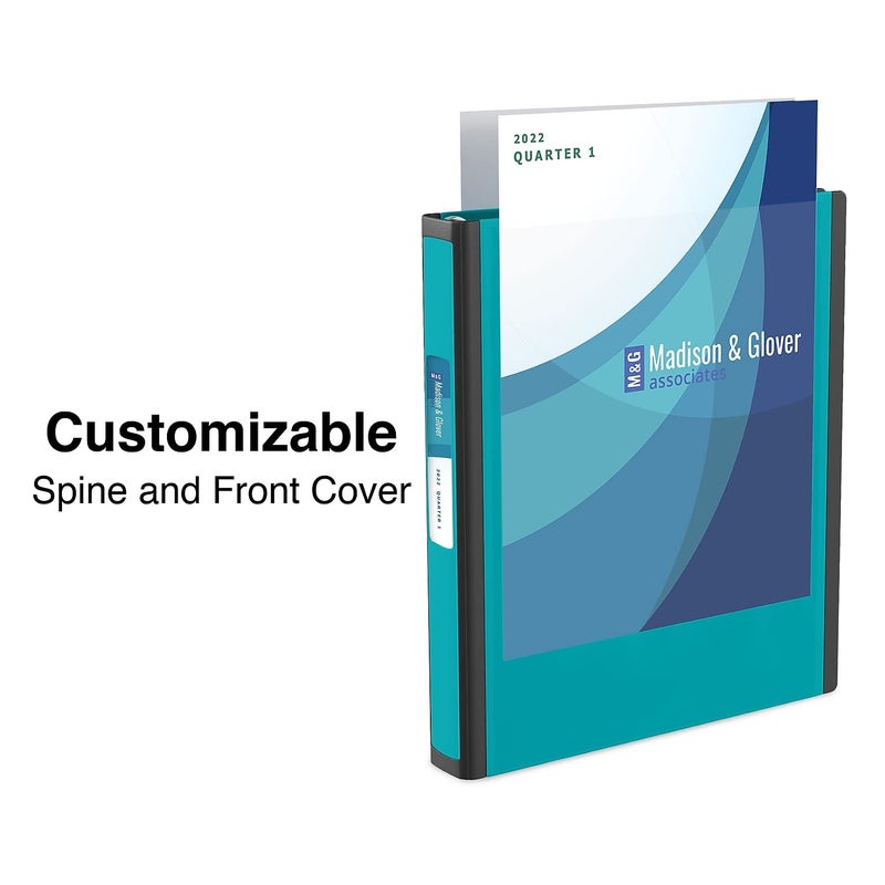 Staples 651742 1.5-Inch 3-Ring Better Binder Teal (13468-Cc) - Image 3